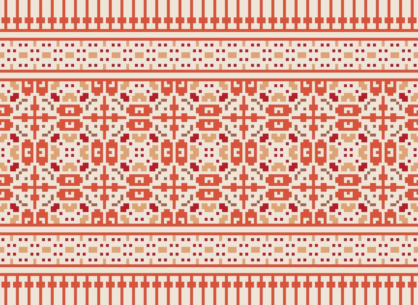 pixel etnisk mönster vektor bakgrund. sömlös mönster traditionell, design för bakgrund, tapet, batik, tyg, matta, Kläder, omslag, och textil.etnisk mönster vektor illustration.