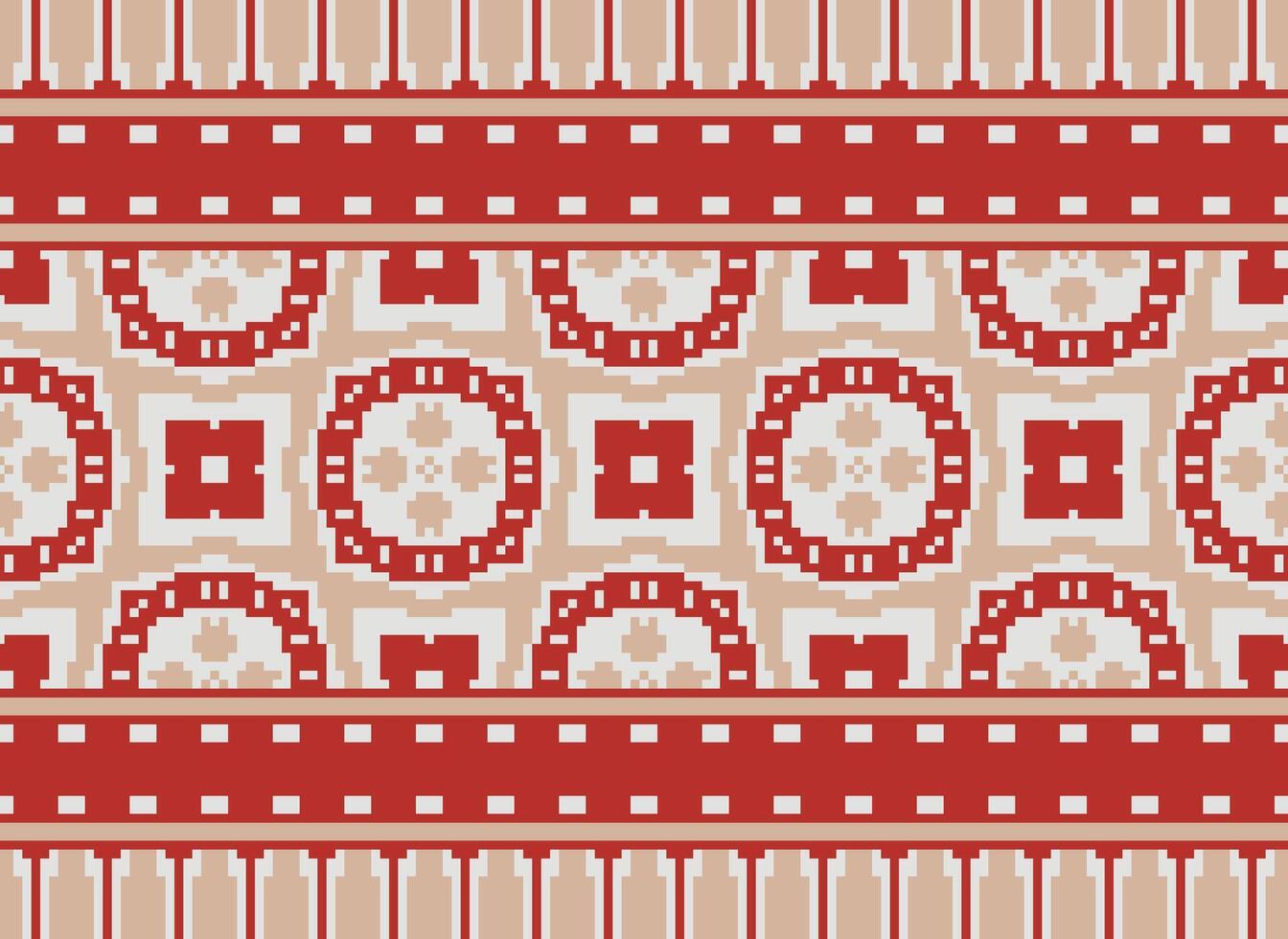 pixel etnisk mönster vektor bakgrund. sömlös mönster traditionell, design för bakgrund, tapet, batik, tyg, matta, Kläder, omslag, och textil.etnisk mönster vektor illustration.