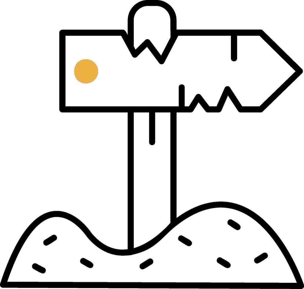 Zeichen Post gehäutet gefüllt Symbol vektor