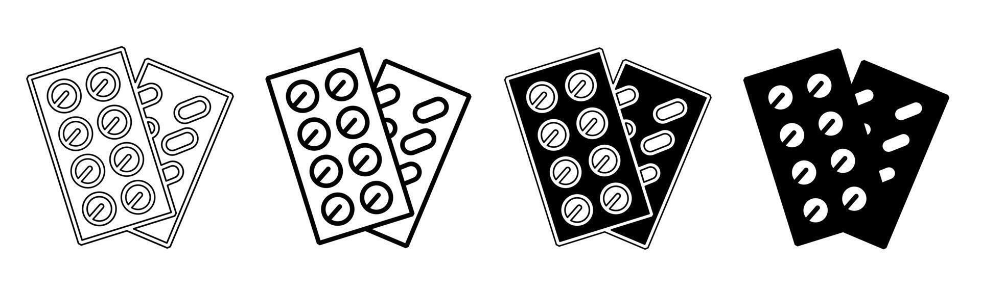 svart och vit illustration av en läkemedel kapsel. kapsel , läkemedel ikon samling med linje. stock vektor illustration.