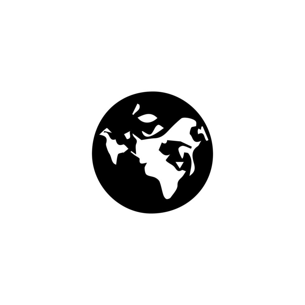Globus Symbol von Netz Bild vektor