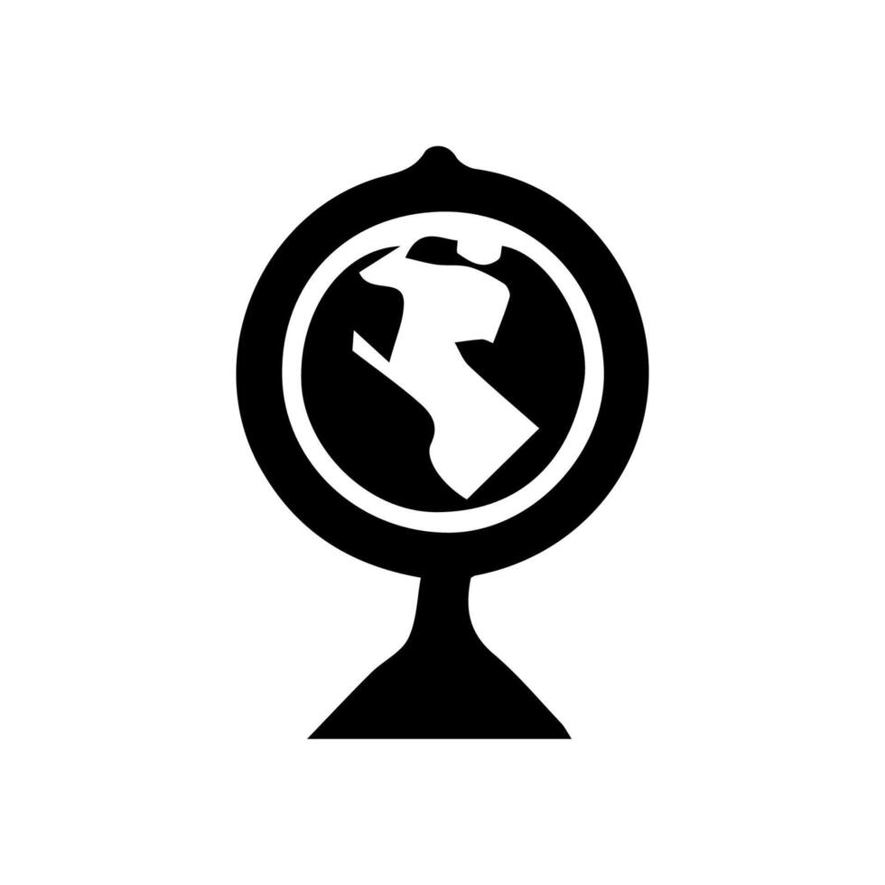 Globus Symbol von Netz Bild vektor