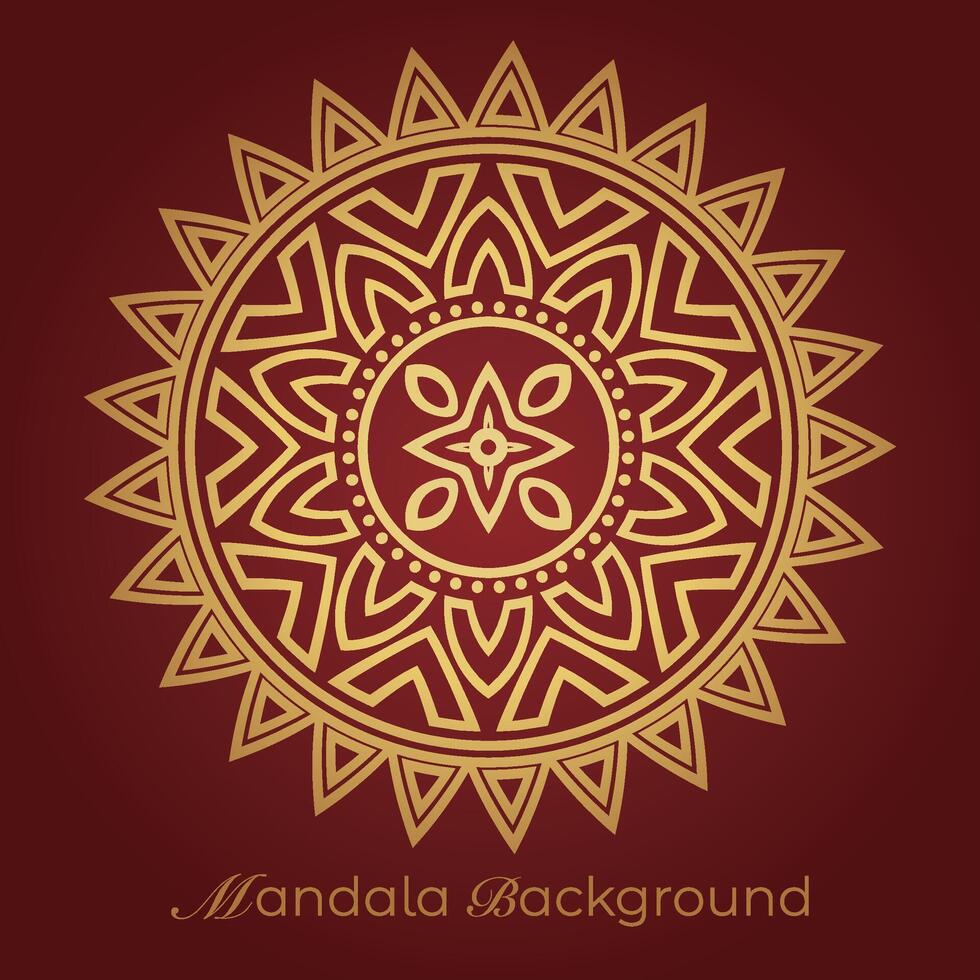 mandala bakgrund med en cirkulär design vektor
