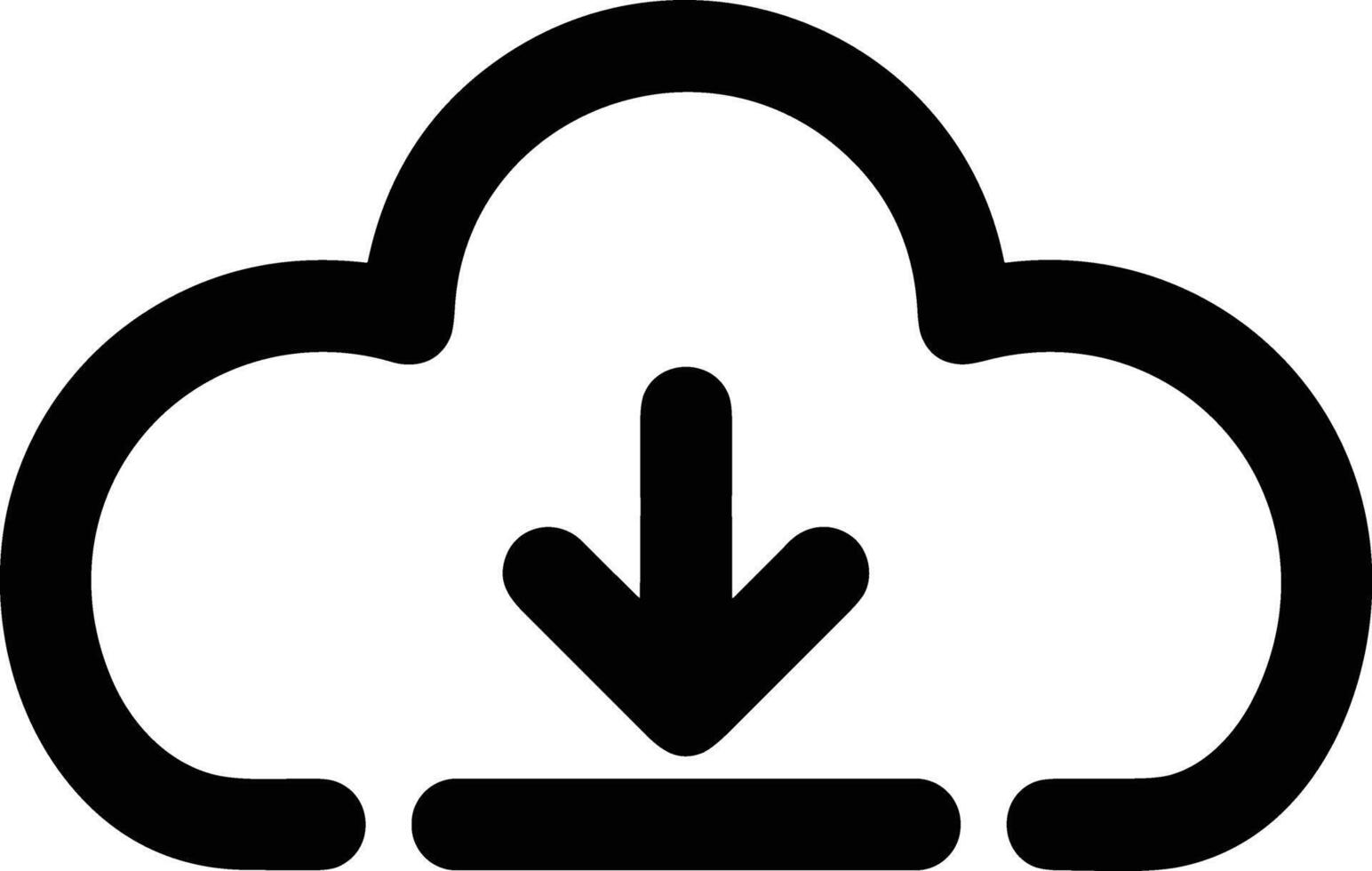 Wolke Symbol Symbol Vektor Bild. Illustration von das Hosting Lager Design Bild