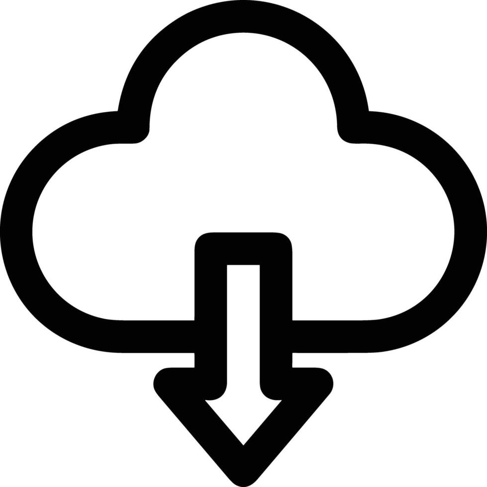 Wolke Symbol Symbol Vektor Bild