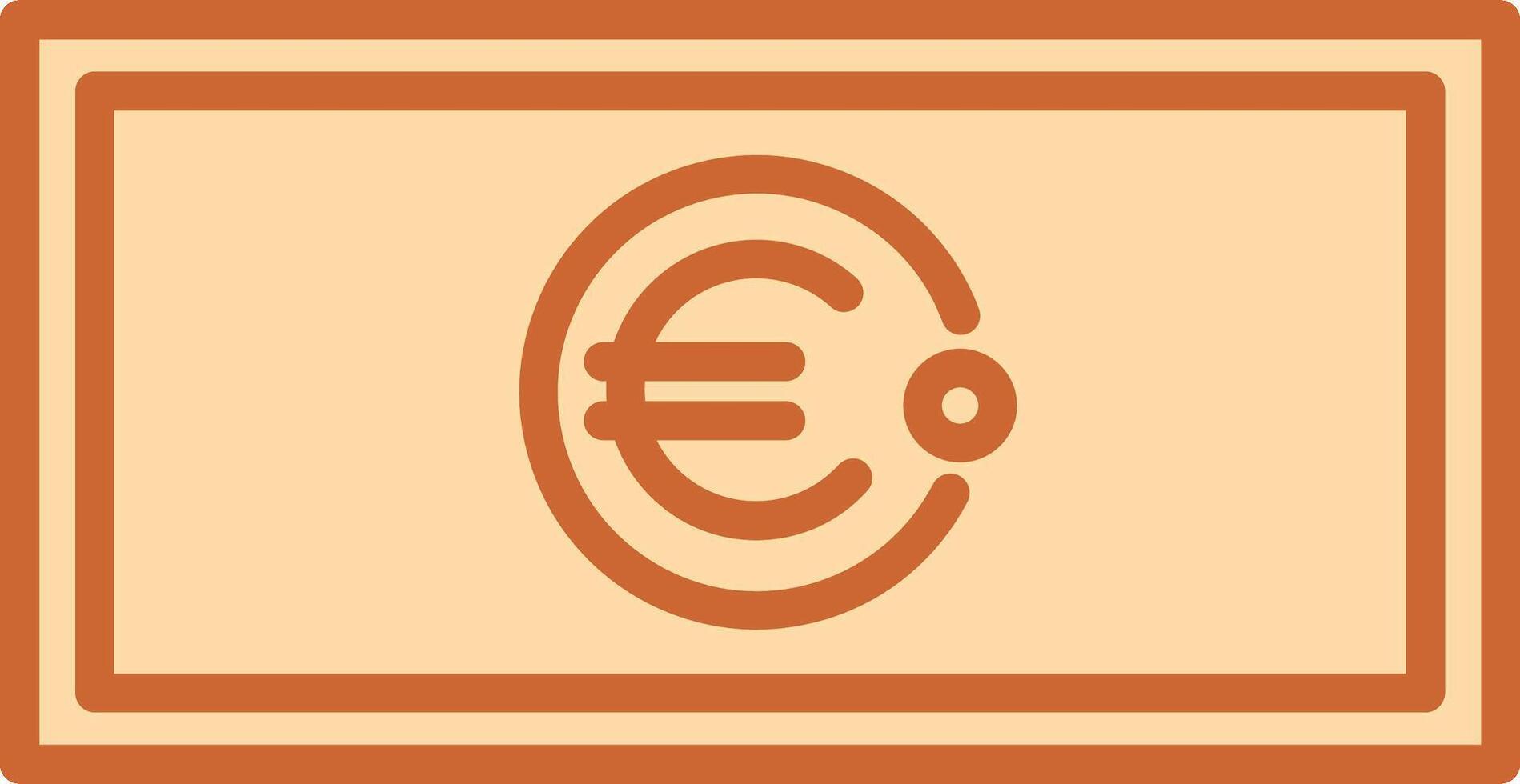 Euro-Vektor-Symbol vektor