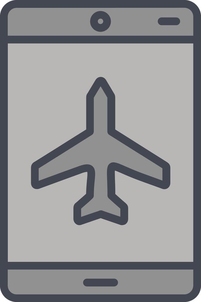 Flugzeug-Vektor-Symbol vektor