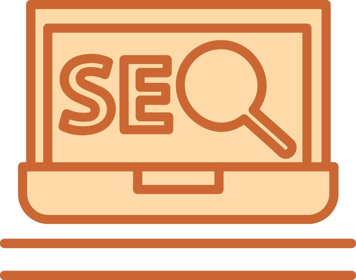 SEO Etikette Vektor Symbol