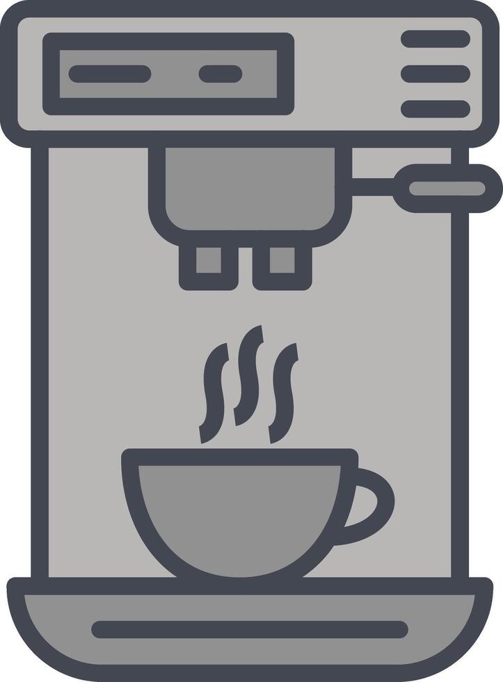 Kaffee Maschine ich Vektor Symbol