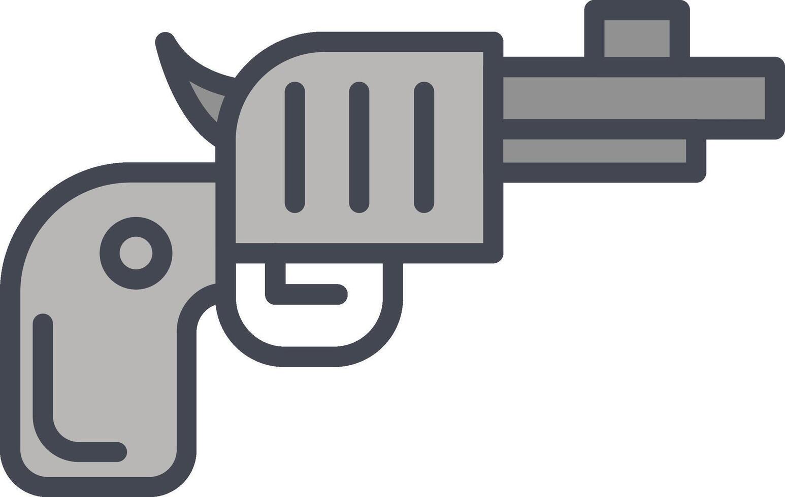 Revolver-Vektor-Symbol vektor