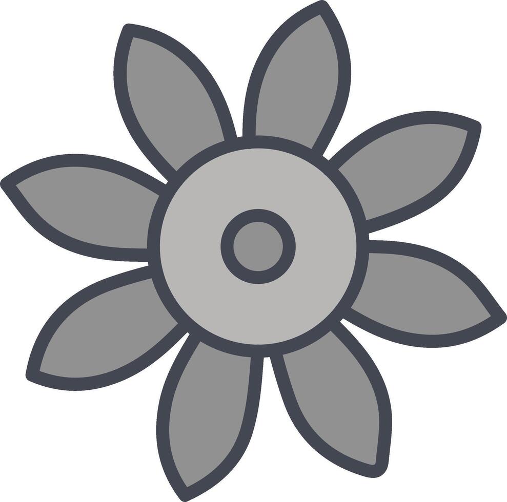 Blumen-Vektor-Symbol vektor