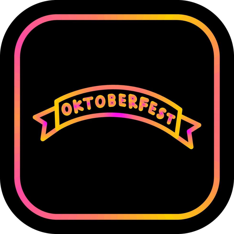 oktoberfest baner vektor ikon