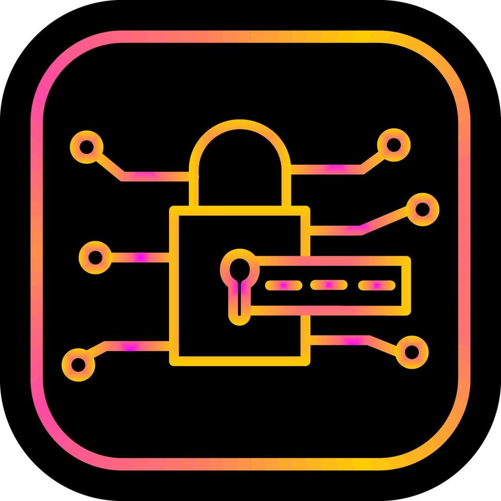 Passcode sperren ii Vektor Symbol