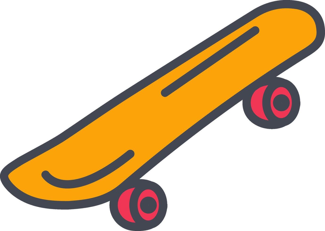 skateboard vektor ikon