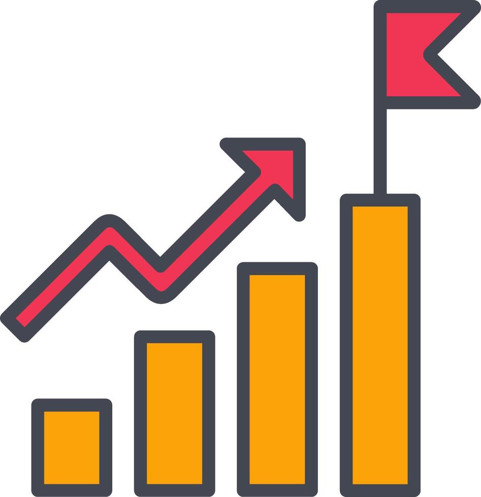 Statistik-Vektorsymbol vektor