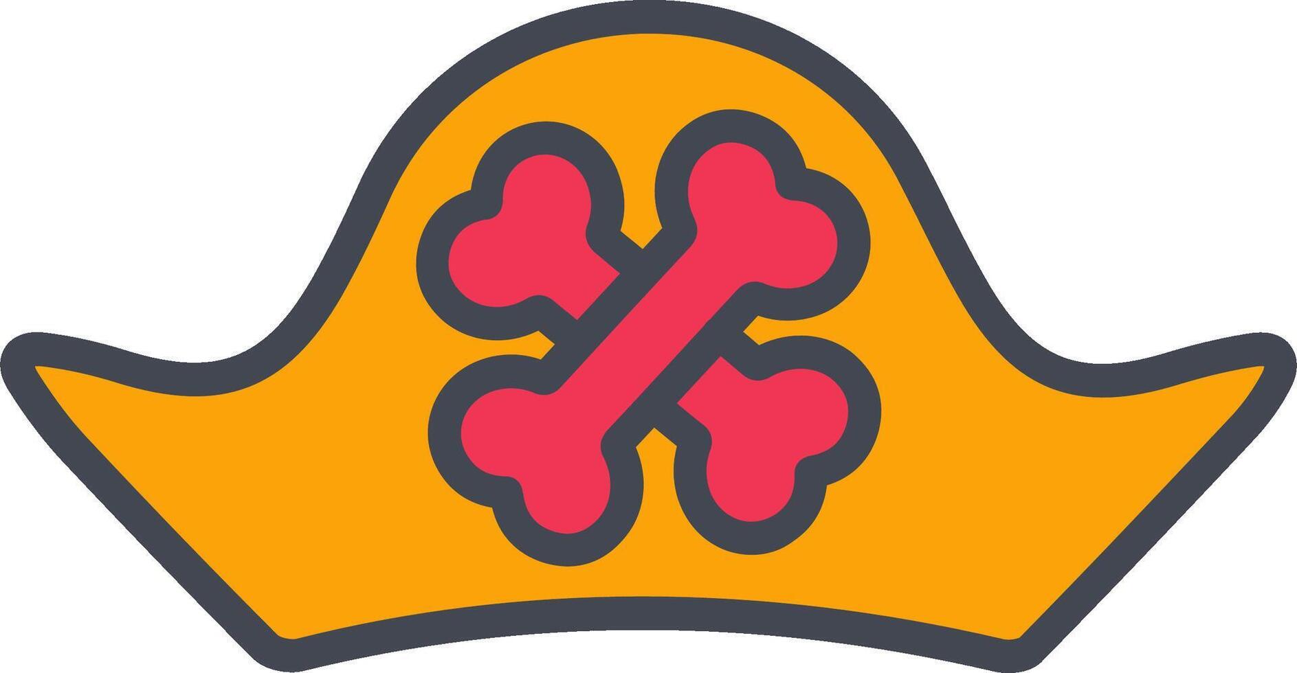 Pirat Hut ii Vektor Symbol