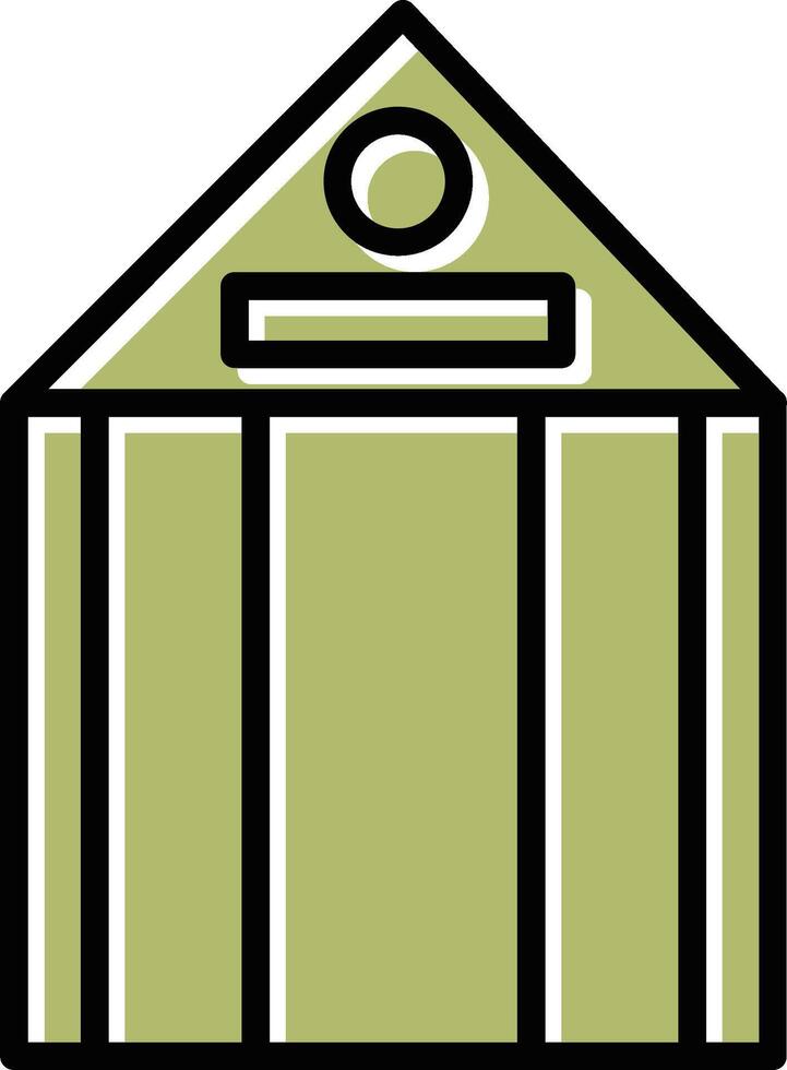 Museum Gebäude ii Vektor Symbol