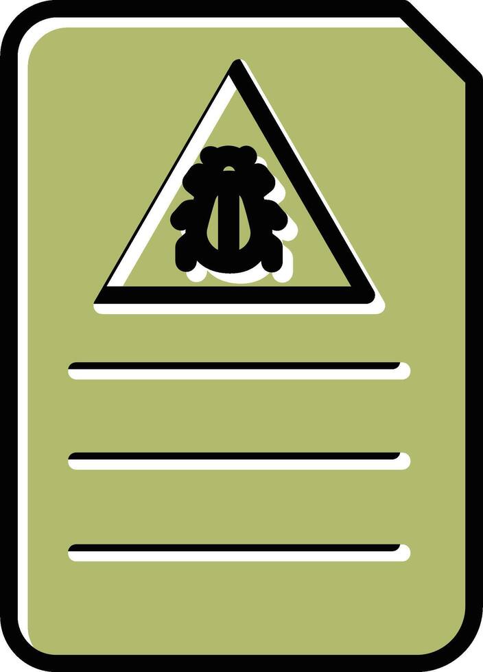 Fehler dokumentieren Vektor Symbol