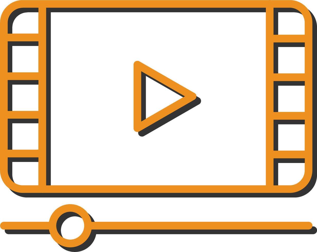 Video und Animation Vektor Symbol