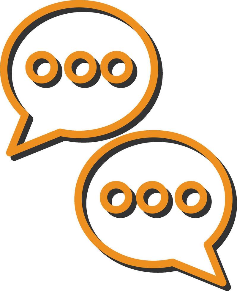 Vektorsymbol für Chat-Gespräche vektor