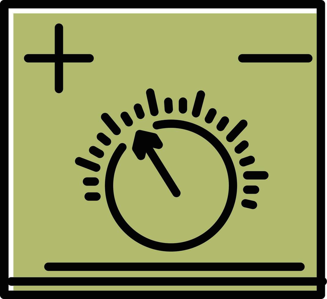 temperatur knopp vektor ikon