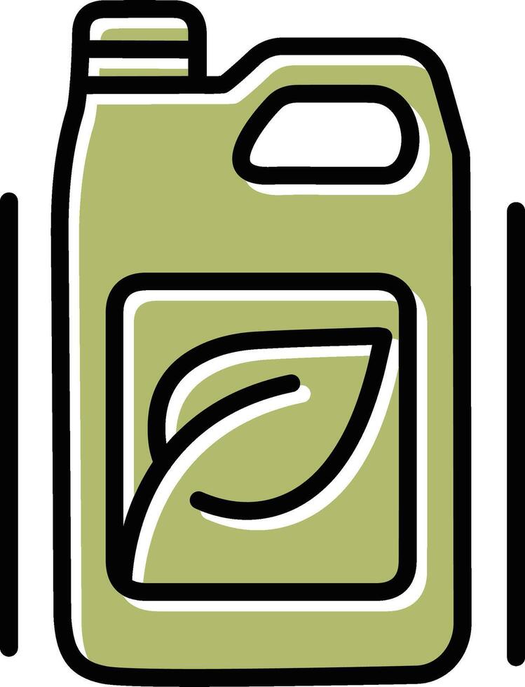 Treibstoff Gallone Vektor Symbol