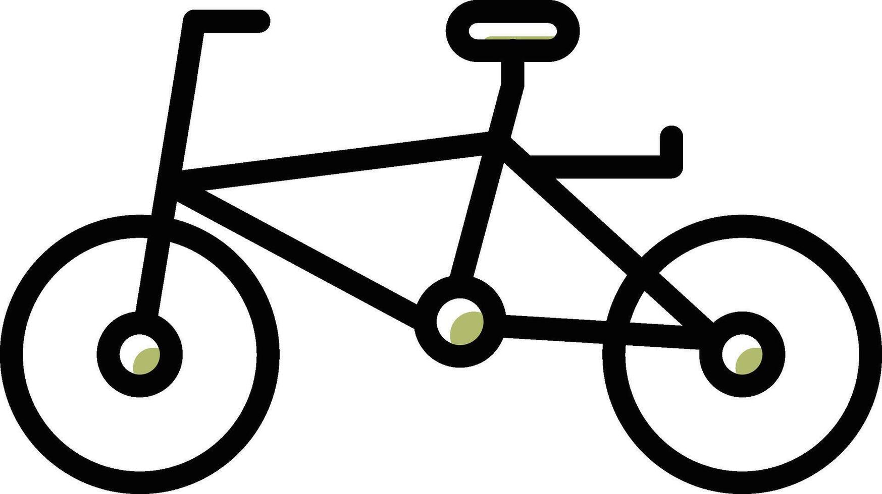 Fahrrad ich Vektor Symbol