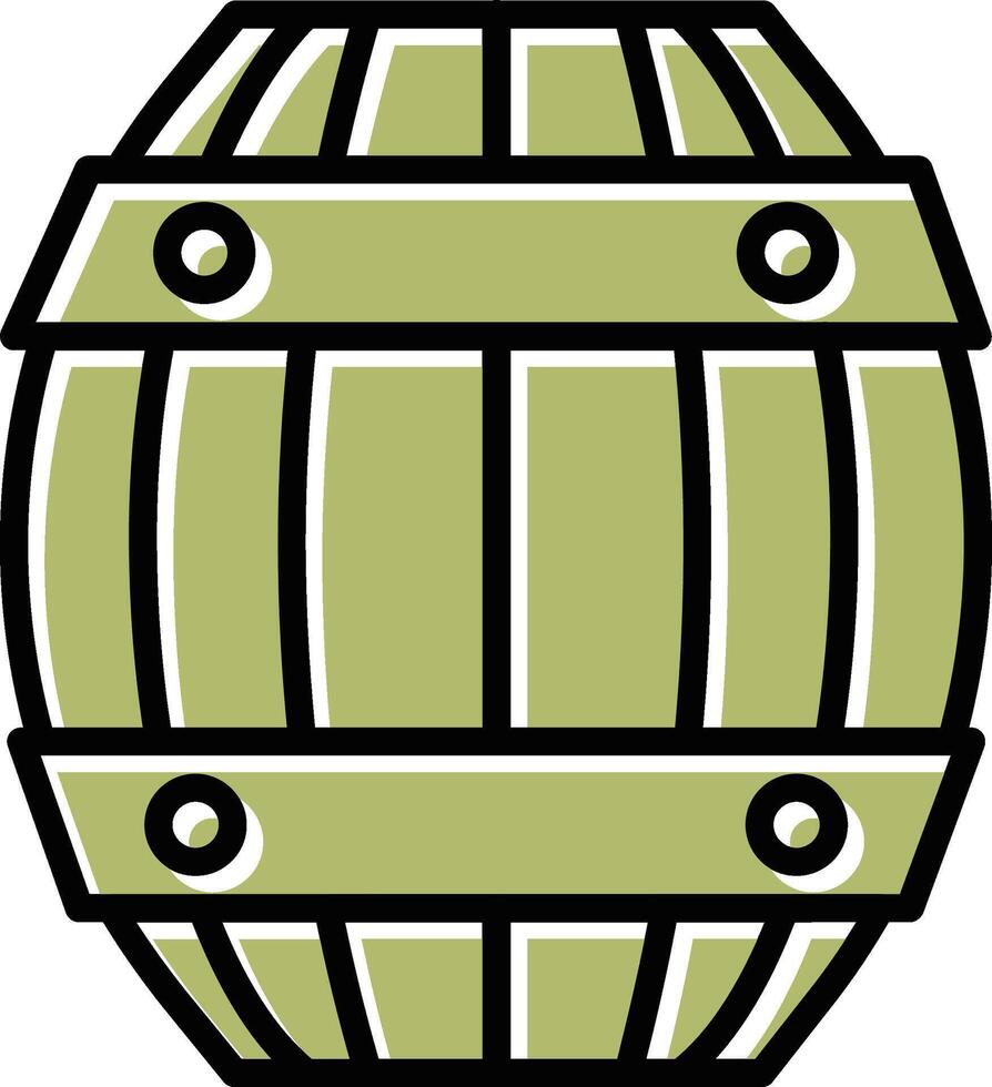 Barrel-Vektor-Symbol vektor