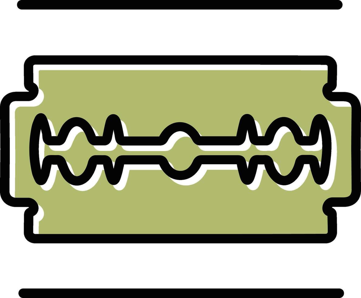 Vektorsymbol für Rasierklinge vektor