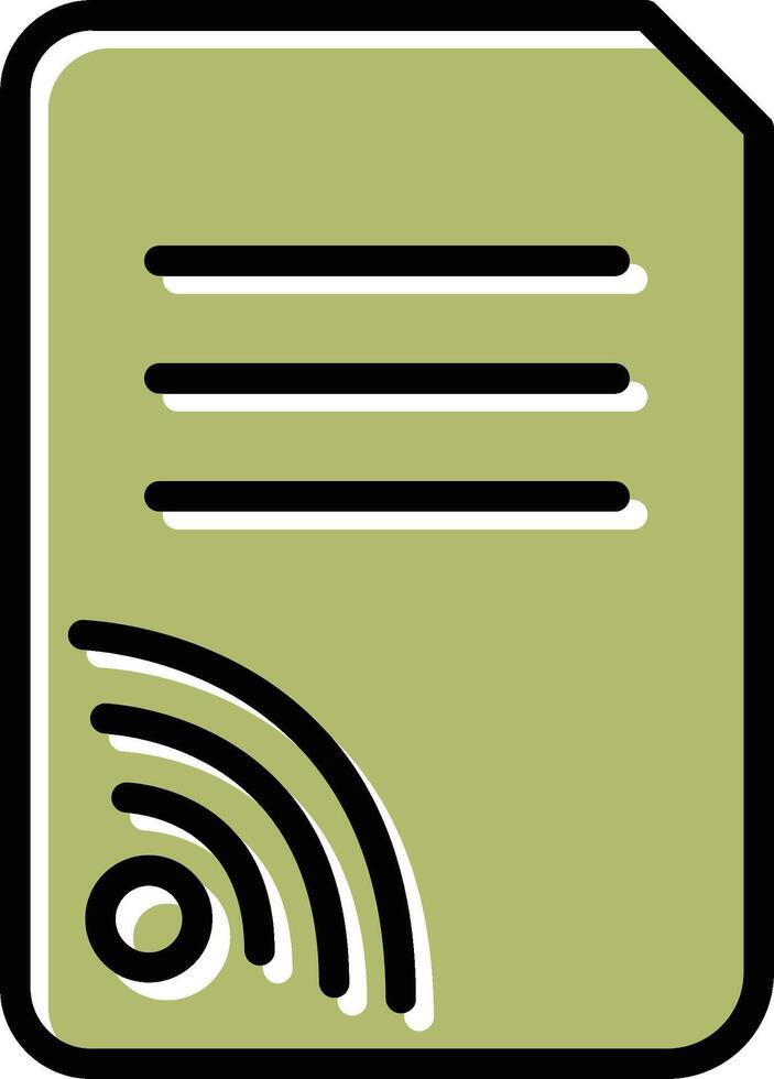 W-lan Unterlagen Vektor Symbol