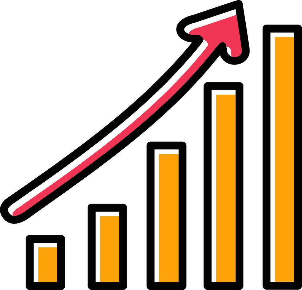 Statistik-Vektorsymbol vektor