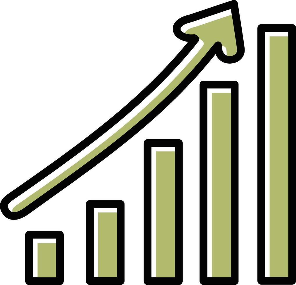 Statistik-Vektorsymbol vektor