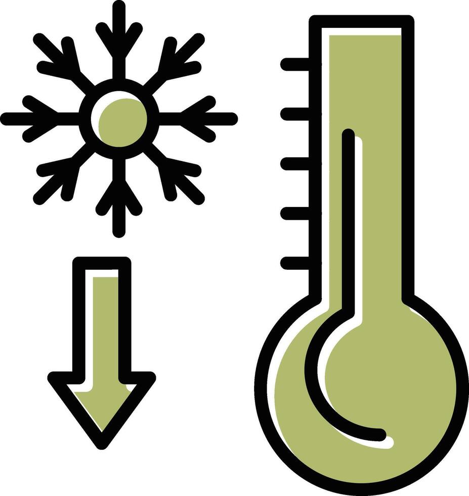 termometer vektor ikon