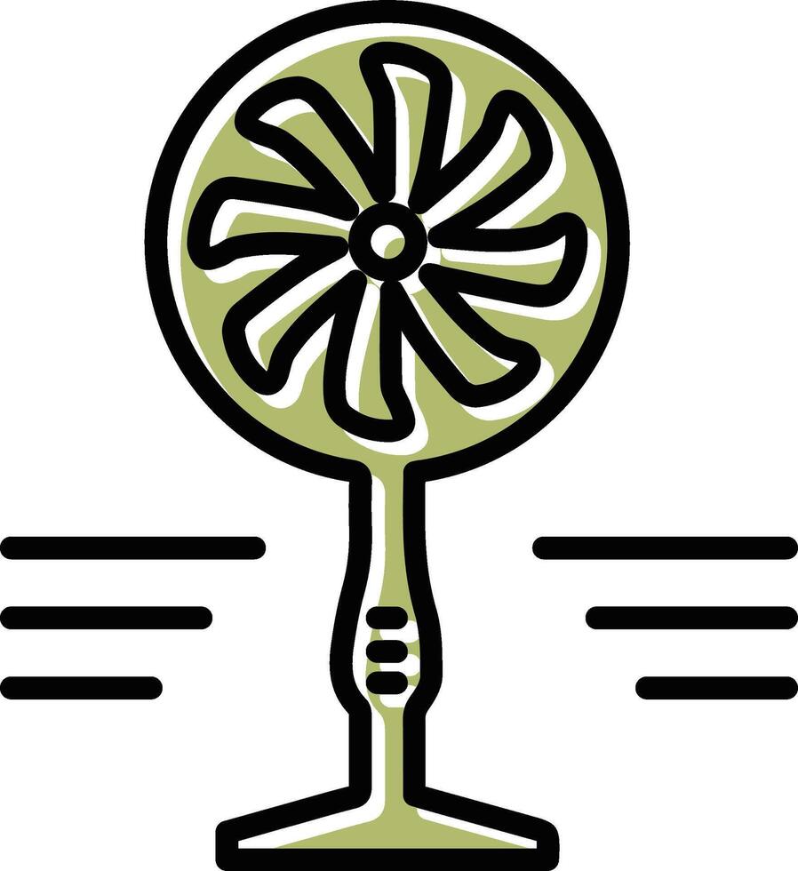 Fan-Vektor-Symbol vektor