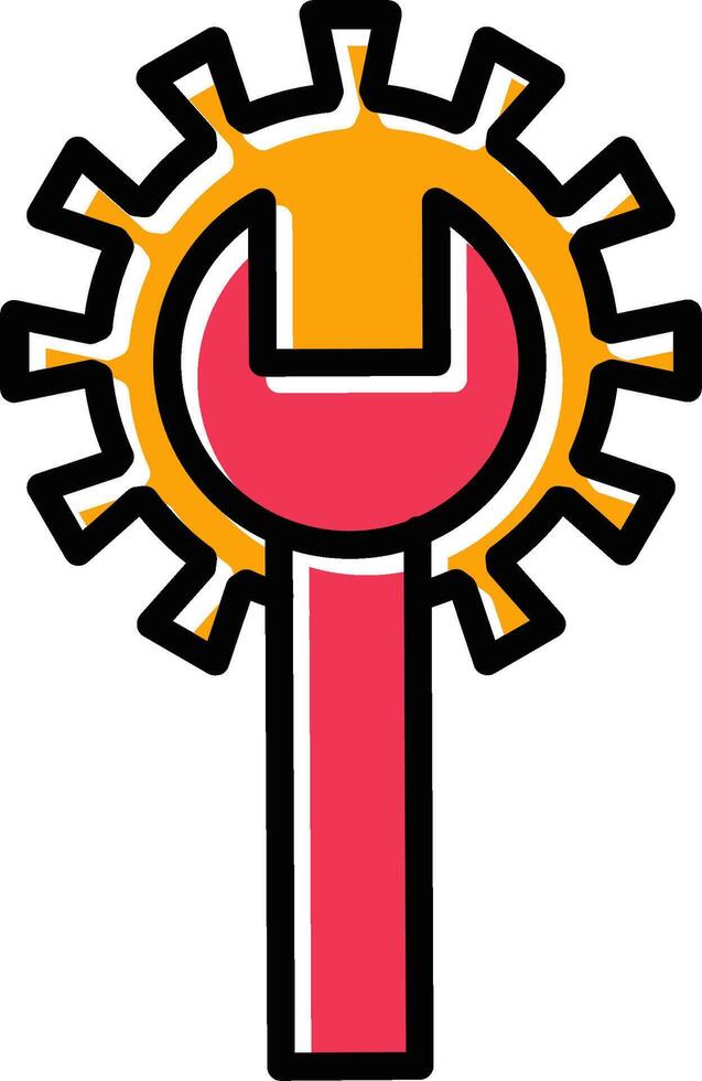 Einstellungsvektorsymbol vektor