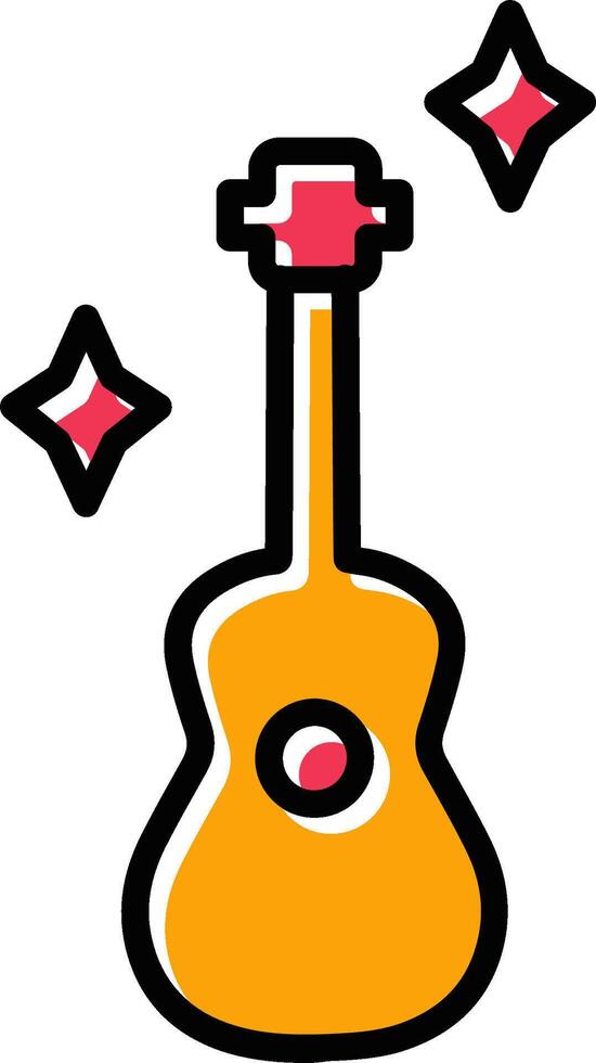 Gitarrenvektorsymbol vektor