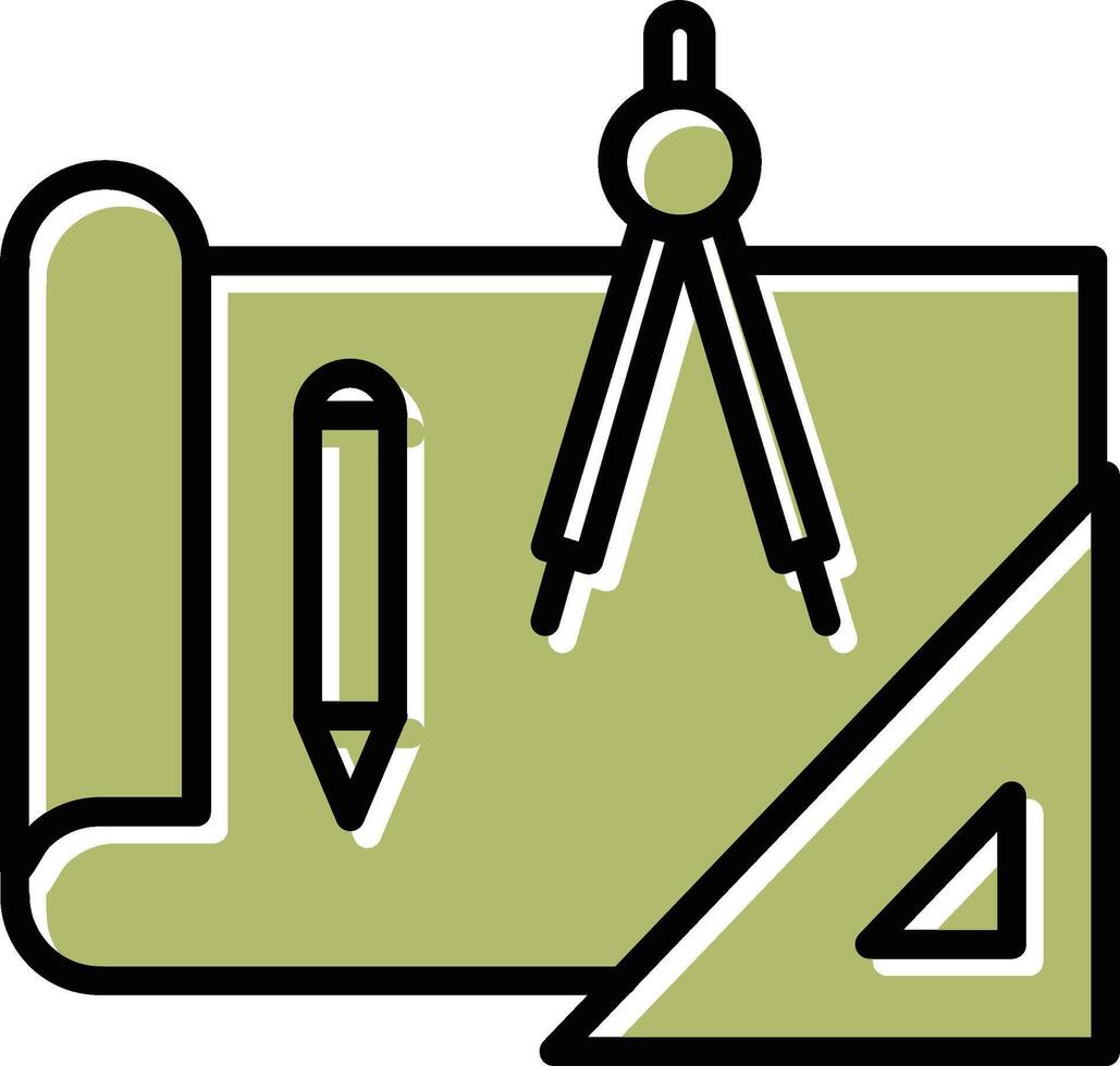 Schreibwaren-Vektor-Symbol vektor