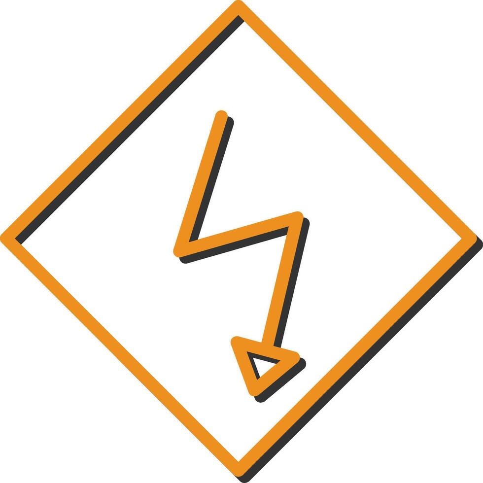 Symbol für Hochspannungsvektor vektor