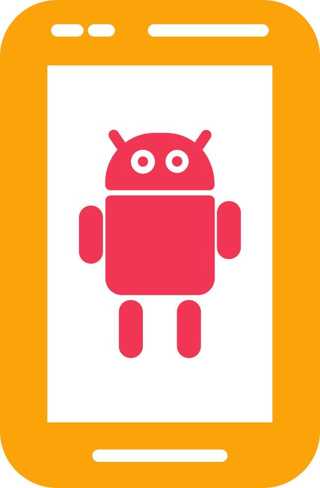 Android-Vektorsymbol vektor