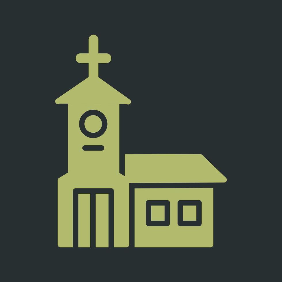 byggnad kyrka vektor ikon