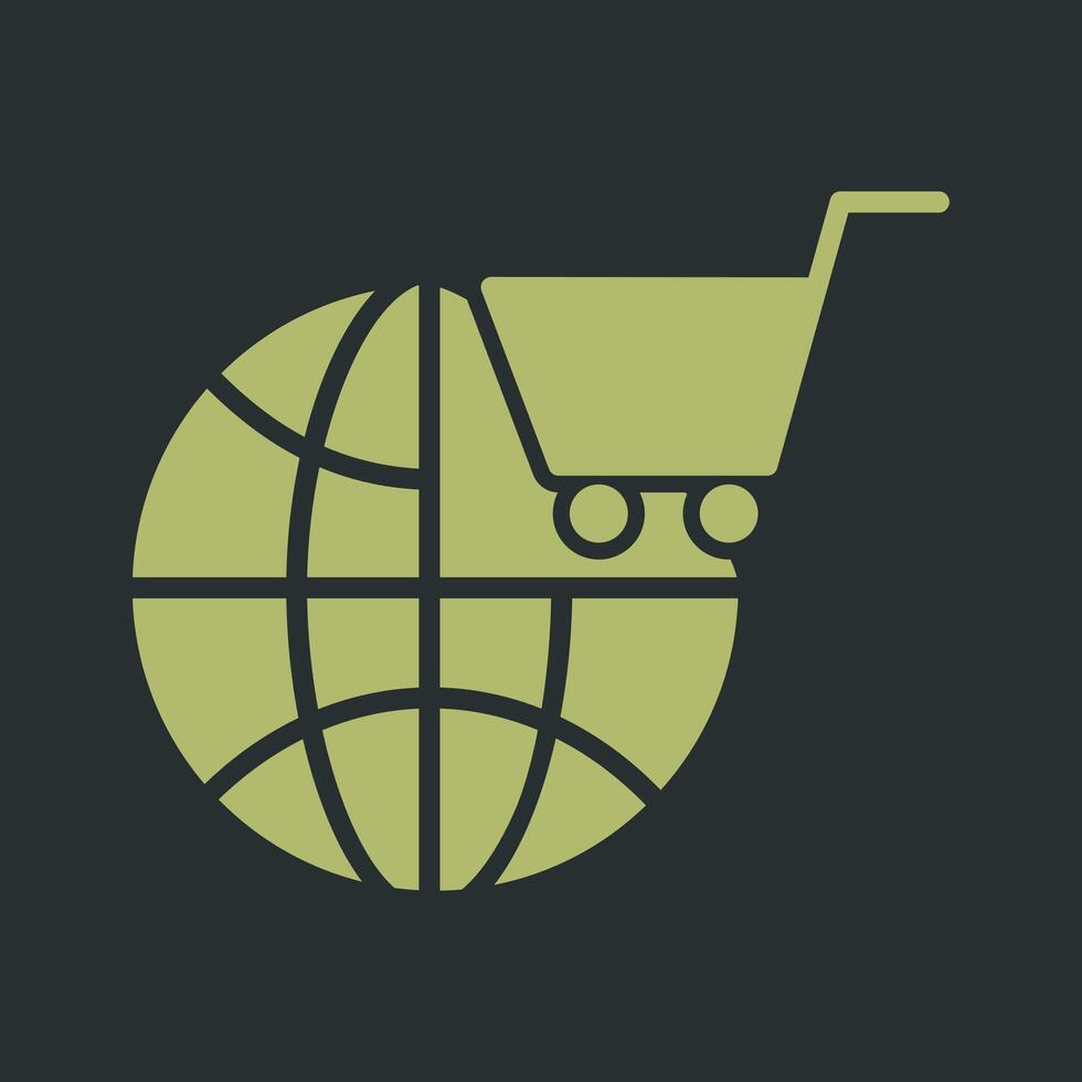 World-Shopping-Vektor-Symbol vektor