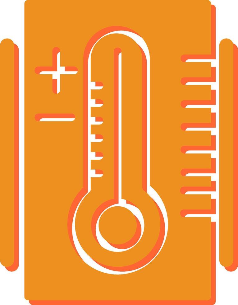 Thermometer-Vektor-Symbol vektor