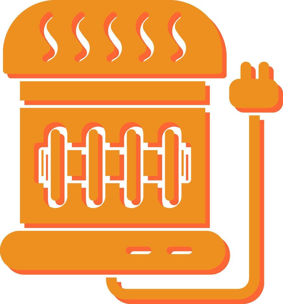 Vektorsymbol für elektrische Heizung vektor