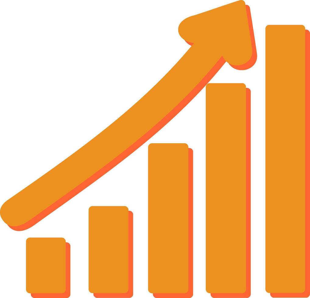 Statistik-Vektorsymbol vektor