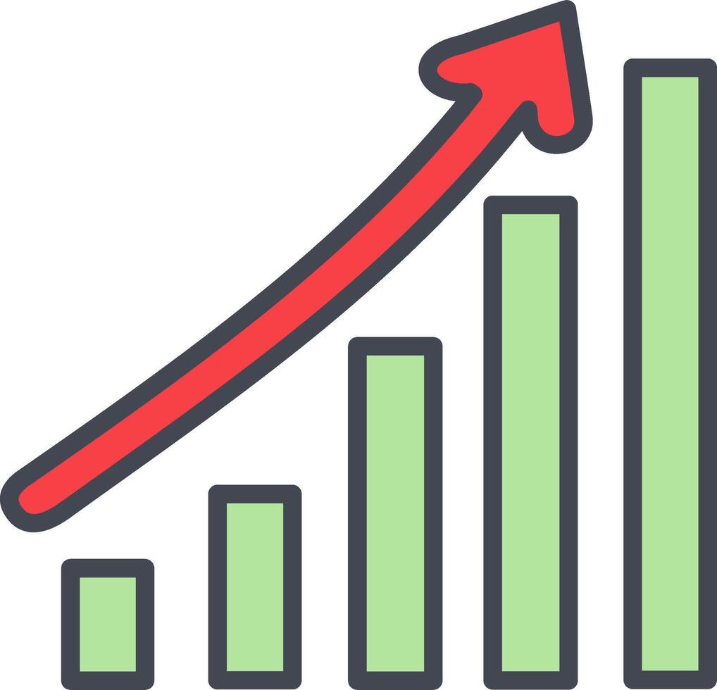 Statistik-Vektorsymbol vektor