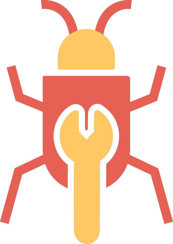 insekt fixering vektor ikon