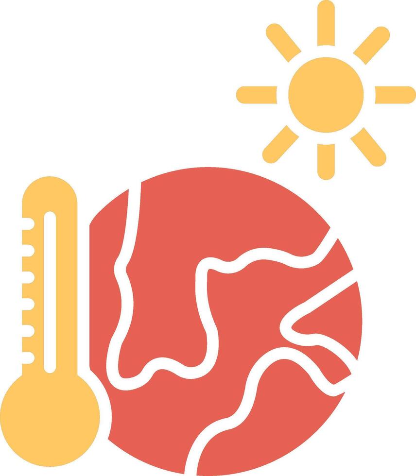 Symbol für Temperaturvektor vektor