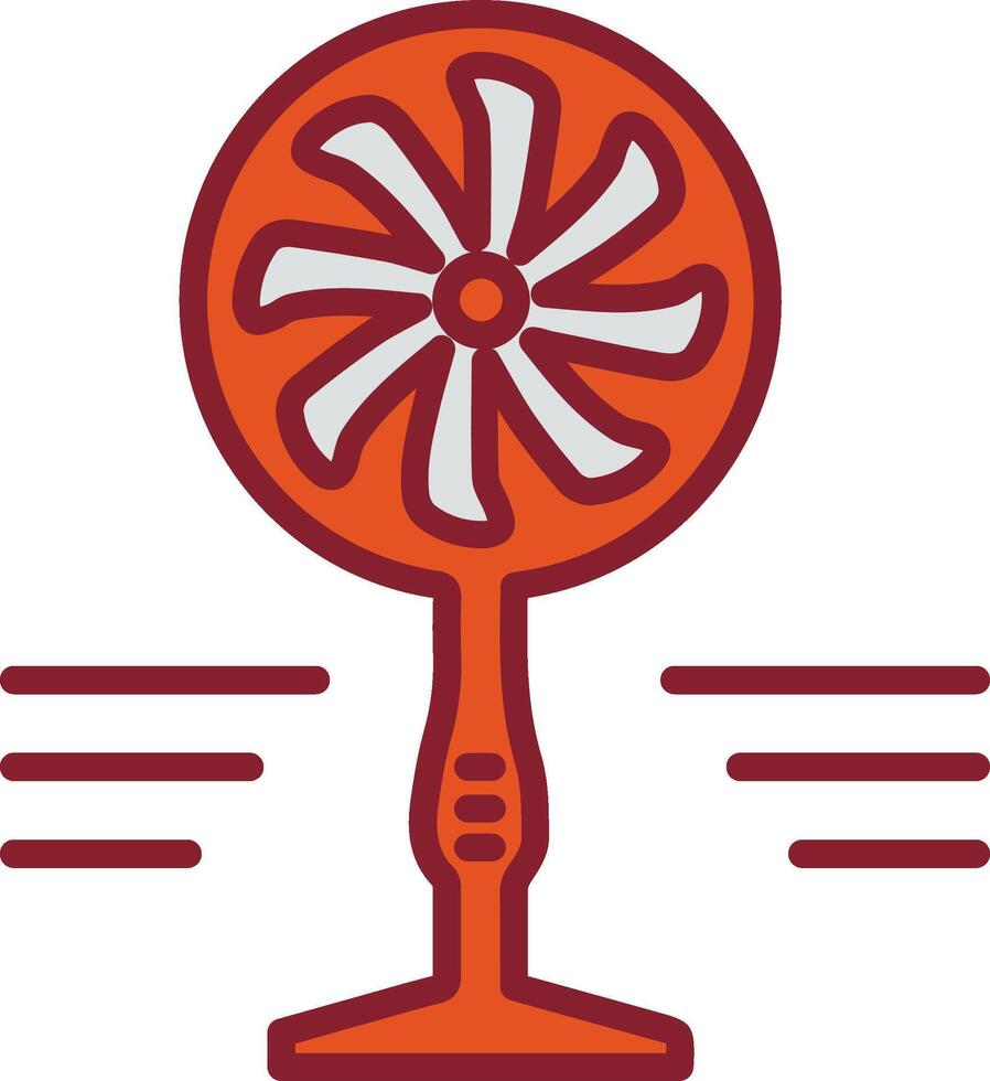 Fan-Vektor-Symbol vektor