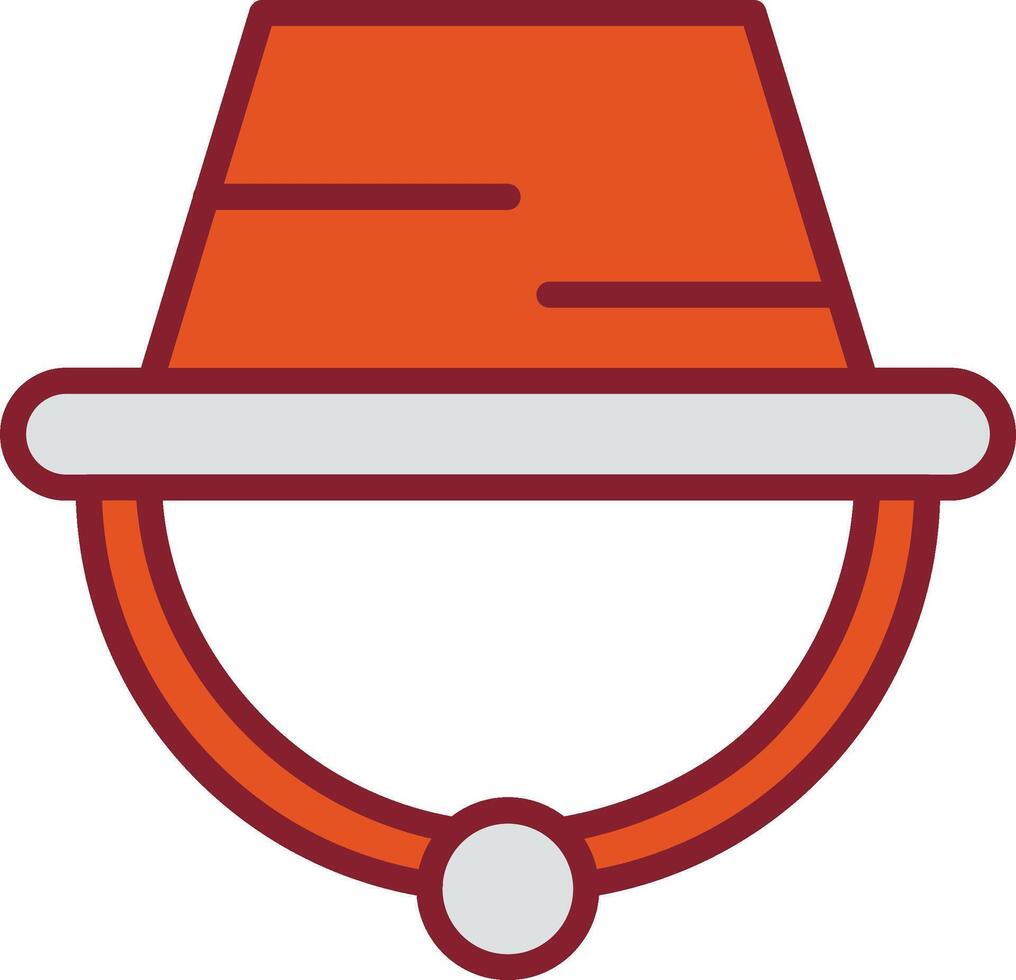 camping hatt vektor ikon