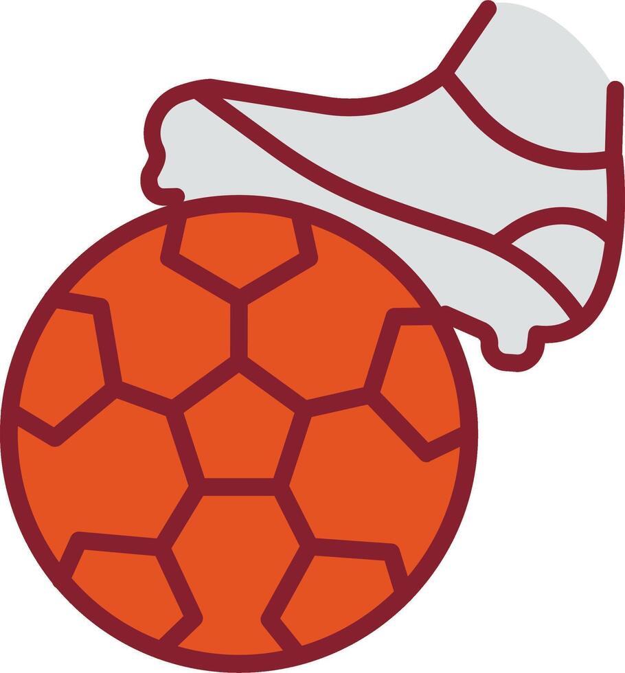 Fußball-Vektor-Symbol vektor